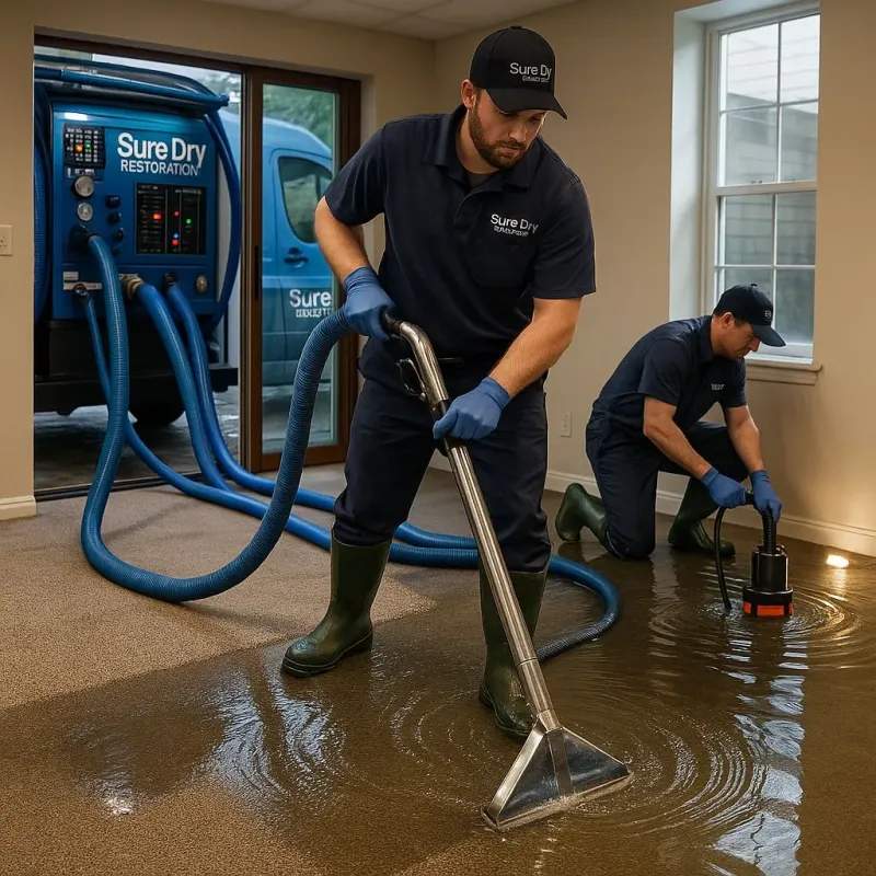 Water Extraction and Removal process in Sheepshead Bay, NY